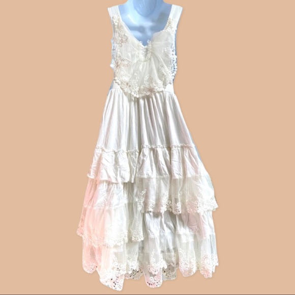 Only Little Once Other - 🆕 Only Little Once Girls Lace Ruffle A-line Halter Dress